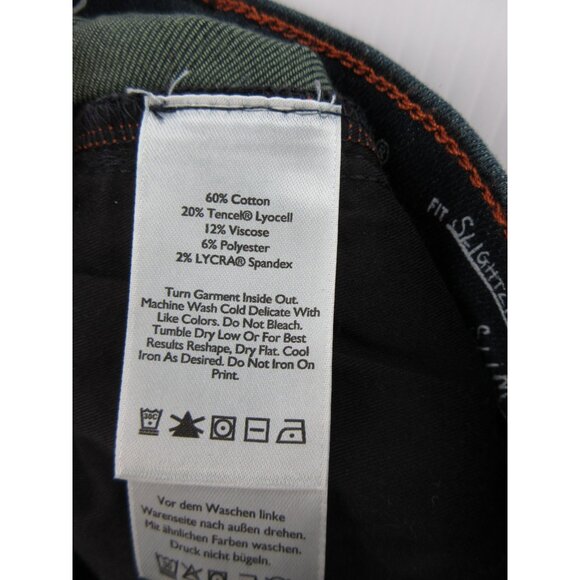 Eddie Bauer Jeans 8 Slightly Curvy Slim Straight High Rise Tencel NEW - Picture 13 of 14